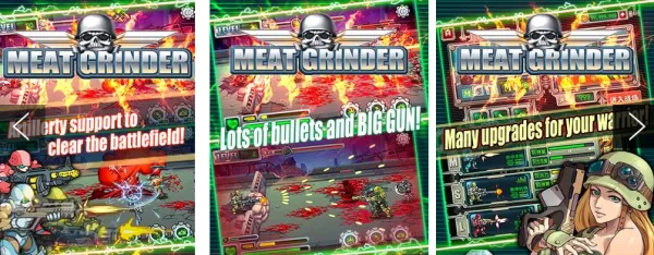 Gameplay screenshot from meat grinder for Android