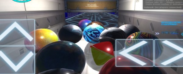 Gameplay screenshot from marble ball racing for Android