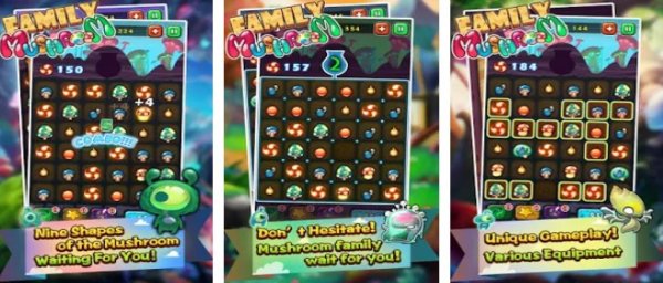 Gameplay screenshot from mushroom family for Android