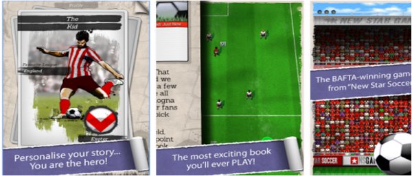 Gameplay screenshot from New Star Soccer G Story for Android