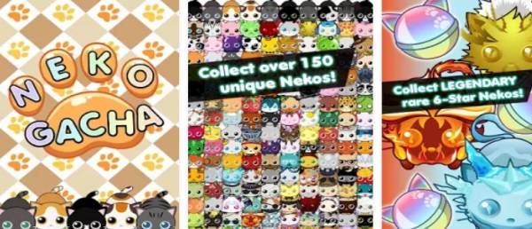 Gameplay screenshot from neko gacha cat collector for Android