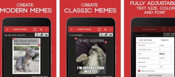 Gameplay screenshot from meme generator for Android
