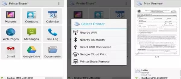 Gameplay screenshot from mobile print printershare for Android