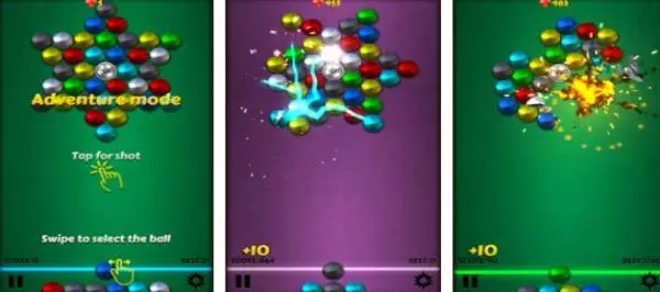 Gameplay screenshot from magnet balls pro for Android