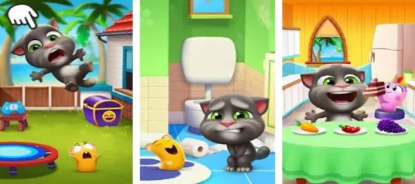 Gameplay screenshot from my talking tom 2 for Android