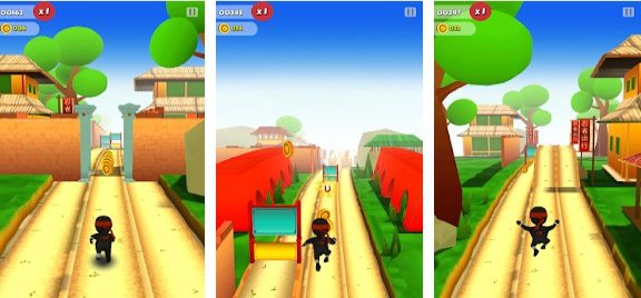 Gameplay screenshot from ninja runner 3d for Android