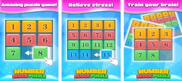 Gameplay screenshot from number block puzzle for Android
