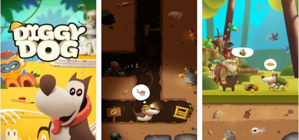 Gameplay screenshot from my diggy dog for Android