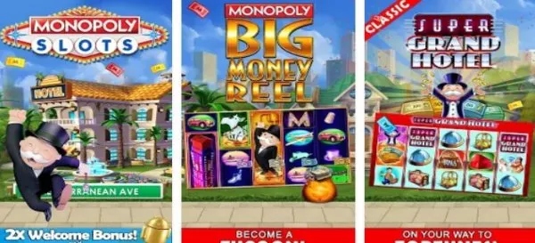 Gameplay screenshot from monopoly slots for Android