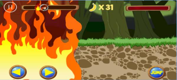Gameplay screenshot from orangutan rescue for Android