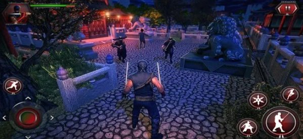 Gameplay screenshot from ninja fighting spree for Android
