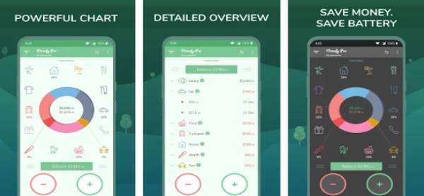 Gameplay screenshot from monefy pro budget manager and expense tracker for Android