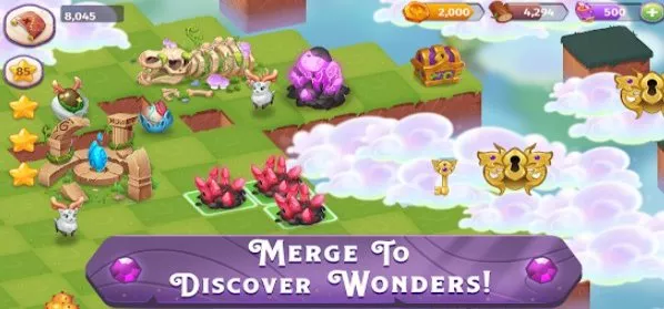 Gameplay screenshot from merge magic for Android