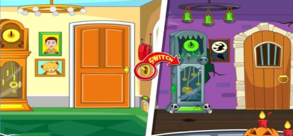 Gameplay screenshot from my town haunted house for Android