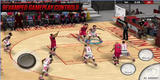 Gameplay screenshot from nba 2K17 for Android