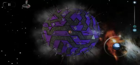 Gameplay screenshot from maze planet 3d pro for Android