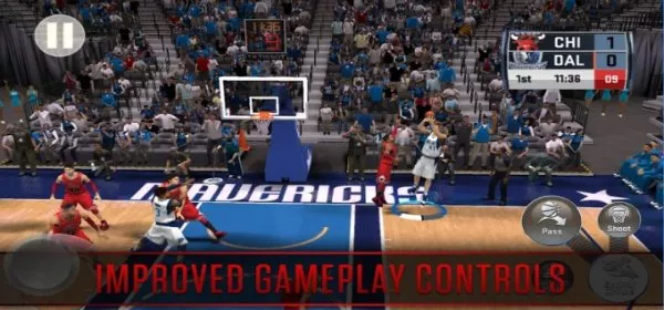 Gameplay screenshot from nba 2K18 for Android