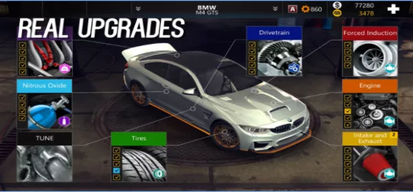 Gameplay screenshot from nitro nation drag racing for Android