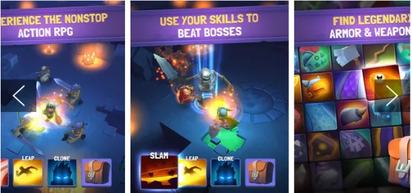 Gameplay screenshot from Nonstop Knight for Android