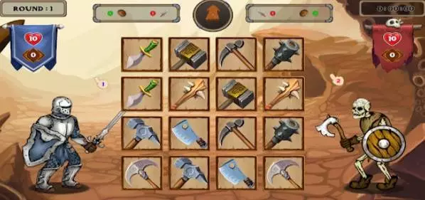 Gameplay screenshot from memory battle for Android