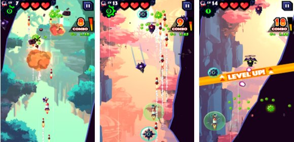 Gameplay screenshot from missileman for Android