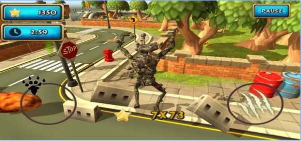 Gameplay screenshot from monster simulator trigger city for Android