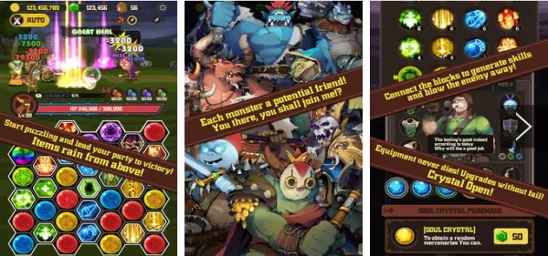 Gameplay screenshot from monster slayer for Android