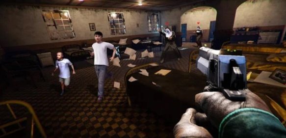 Gameplay screenshot from nun the horror game for Android