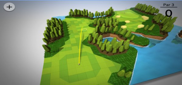 Gameplay screenshot from ok golf for Android
