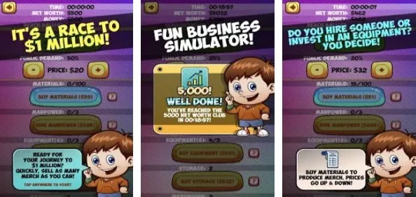 Gameplay screenshot from merch tycoon for Android