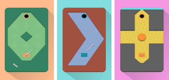 Gameplay screenshot from monogolf for Android
