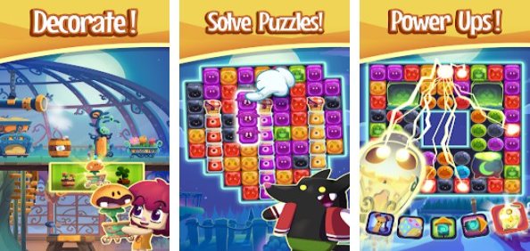 Gameplay screenshot from monster mansion blast for Android
