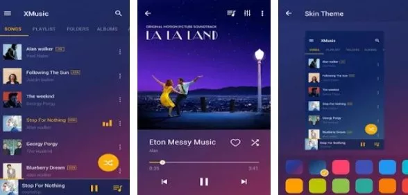 Gameplay screenshot from music player mp3 player audio player for Android