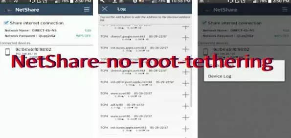 netshare no root tethering