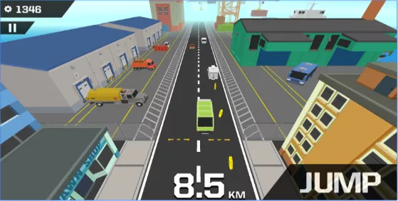 Gameplay screenshot from nitro dash for Android