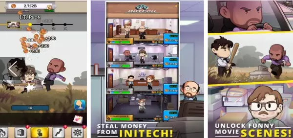 Gameplay screenshot from office space idle profits for Android