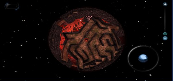 Gameplay screenshot from maze planet 3d 2017 for Android