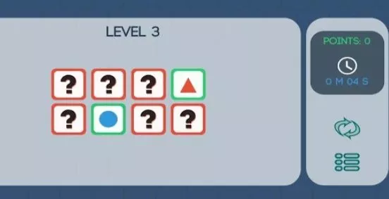 Gameplay screenshot from memory game official for Android