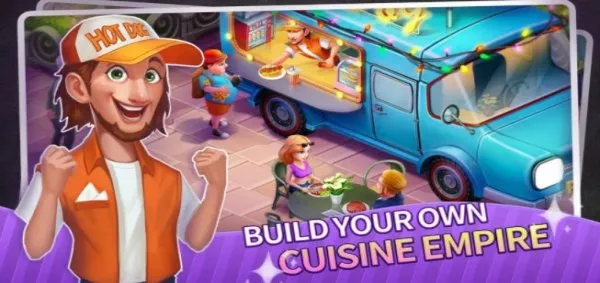 Gameplay screenshot from my restaurant empire 3d decorating cooking game for Android