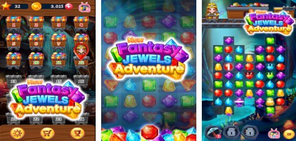 new fantasy jewels adventure puzzle land