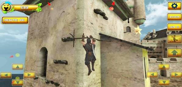 Gameplay screenshot from ninja samurai assassin hero Ii for Android