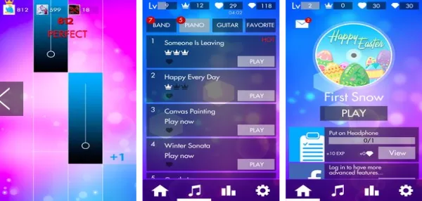 Gameplay screenshot from magic tiles 3 for Android