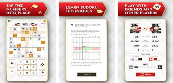 Gameplay screenshot from monopoly sudoku complete puzzles and own it all for Android