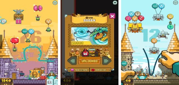 Gameplay screenshot from magic touch wizard for hire for Android
