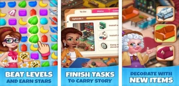 Gameplay screenshot from manor cafe for Android