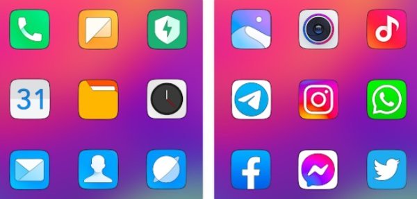 miui carbon icon pack APK Android