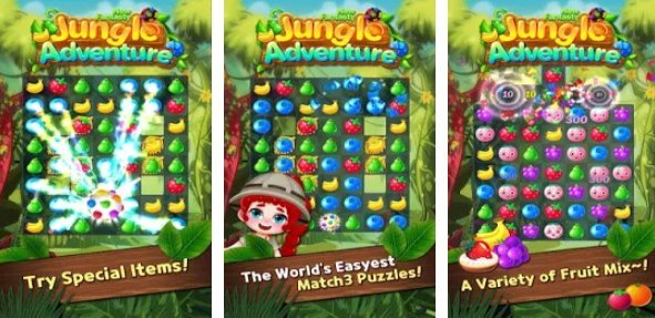 Gameplay screenshot from new fantasy jungle adventure puzzle world for Android