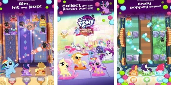 Gameplay screenshot from my little pony pocket ponies for Android
