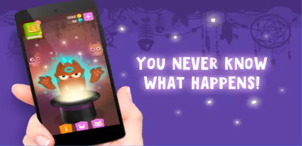 Gameplay screenshot from make cat magic for Android