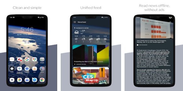 Gameplay screenshot from newsfeed launcher for Android
